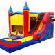 16' H Modual Castle side Slide Combo Wet/Dry by Jungle Jumps