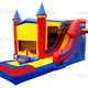 16' H Modual Castle side Slide Combo Wet/Dry by Jungle Jumps