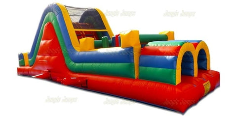 12'H MultiColor Obstacle Course by Jungle Jumps