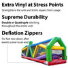Image of 40' Retro Radical Run Extreme Unit #3 Inflatable Obstacle Course with Blower