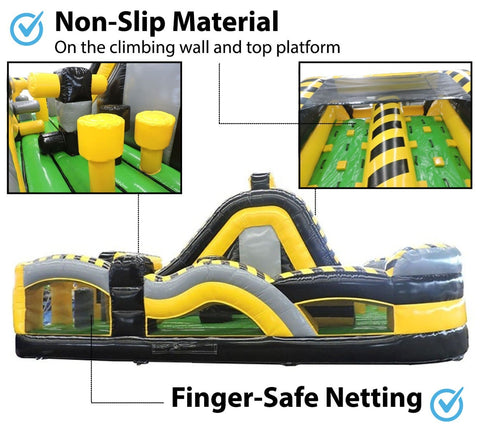 Buy Commercial 59' Venom SUPER 2-Piece Radical Dual Obstacle Course