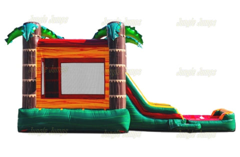 14' H Palm Paradise Combo with Pool by Jungle Jumps