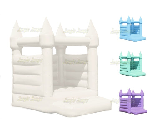 Pastel Wedding Bounce House