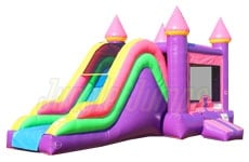 15'H Pink Castle Combo by Jungle Jumps