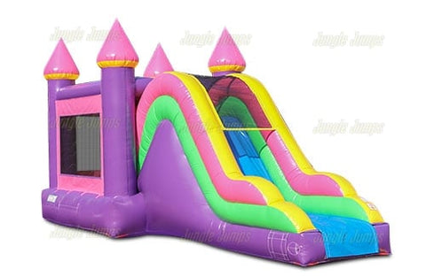 15'H Pink Castle Combo by Jungle Jumps