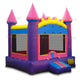 Inflatable Bounce Houses Pink Castle Jump is an inflatable bounce house for sale and customization options available, Buy yours today.