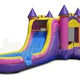 15'H Pink Combo Splash Pool by Jungle Jumps