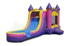15'H Pink Combo Splash Pool by Jungle Jumps