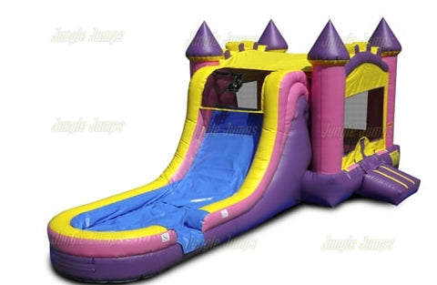 15'H Pink Combo Splash Pool by Jungle Jumps