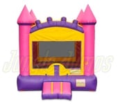 Pink & Purple Arch Castle by Jungle Jumps