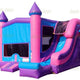 Pink Purple Module Castle Side Slide Combo by Jungle Jumps