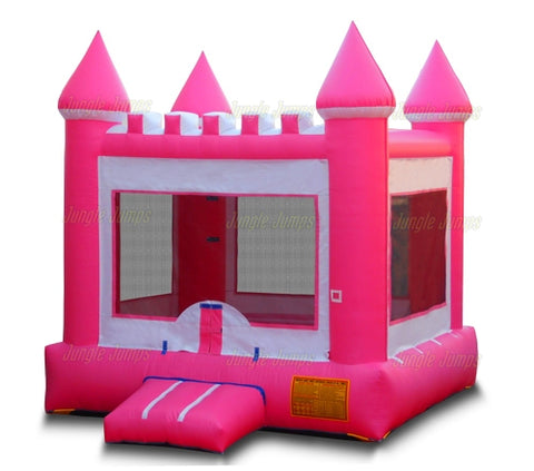 Pink & White Castle by Jungle Jumps