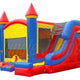 16'H Primary Castle side Slide Combo by Jungle Jumps