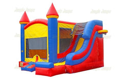16'H Primary Castle side Slide Combo by Jungle Jumps
