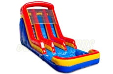Primary Color Double Lane Slide
