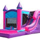 16' H Princes Castle side Slide Combo Wet/Dry by Jungle Jumps