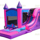 16' H Princes Castle side Slide Combo Wet/Dry by Jungle Jumps
