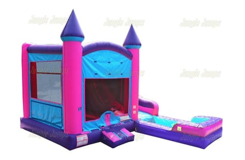 16' H Princes Castle side Slide Combo Wet/Dry by Jungle Jumps