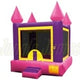 12'H Purple n Pink Mini Castle by Jungle Jumps