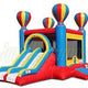 15'H Rainbow Dry Dual Lane Balloon Combo by Jungle Jumps