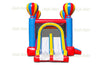Image of 15'H Rainbow Dry Dual Lane Balloon Combo by Jungle Jumps