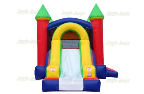 15'H Red Side Slide Combo by Jungle Jumps