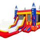 15' H Rocket Ship Combo with Pool by Jungle Jumps