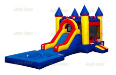 15' H Slick Combo II with Pool by Jungle Jumps