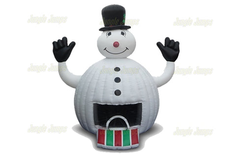 23'H Snowman Inflatable by Jungle Jumps