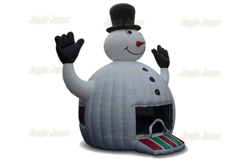 23'H Snowman Inflatable by Jungle Jumps