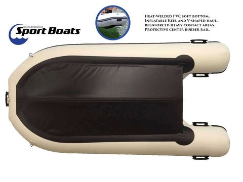 Swordfish 10.8′ Inflatable Fishing Boat | EVA Teak Deck Air Floor