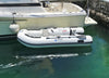 Image of White Marlin 9.8′ Inflatable Fishing Boat | EVA Teak Deck Air Floor