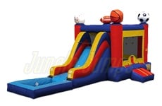 15'H Sport Combo Wet Dry by Jungle Jumps