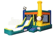 12'H MultiColor Obstacle Course by Jungle Jumps