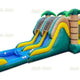 14' H Tropical Double Lane Combo with Pool by Jungle Jumps