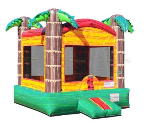 14'H Tropical Paradise Bouncer by Jungle Jumps