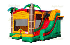 Tropical Paradise Slide Combo by Jungle Jumps