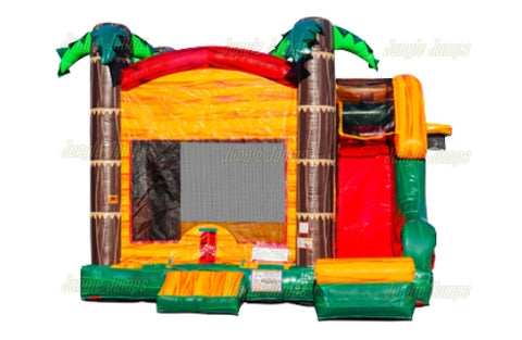Tropical Paradise Slide Combo by Jungle Jumps