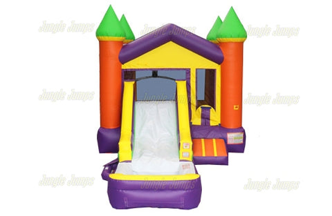 V-Roof Castle Combo II with Pool by Jungle Jumps
