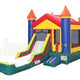 V-Roof Castle Combo with Pool by Jungle Jumps