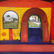 Rental Lite Rainbow Castle Smiley Face Bounce House Slide Combo with Blower