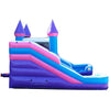 Image of Rental Lite Pink Inflatable Double Water Slide Bounce House with Blower