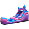 Image of 12' Rental Lite Pink Inflatable Water Slide with Blower