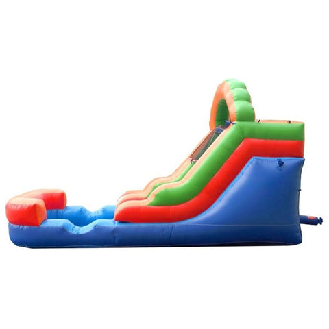 12' Rental Lite Rainbow Inflatable Water Slide with Blower