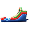 Image of 12' Rental Lite Rainbow Inflatable Water Slide with Blower