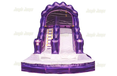 14'H Wave Purple Black Marble w Pool by Jungle Jumps