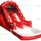 14'H Wave Red Black Marble w Pool