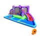 Inflatable Water Slide Park with Splash Pool and 750W Blower by Costway
