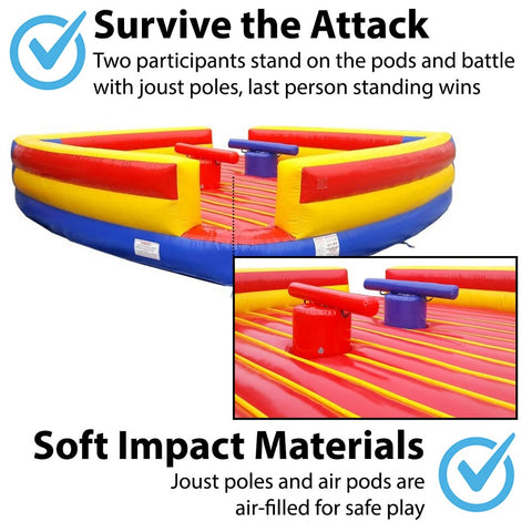 Pedestal Joust Arena Interactive Inflatable