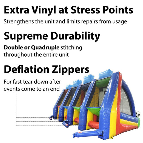 4-in-1 Inflatable Interactive Sports Game with Blower